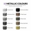 Gaahleri GM-SET Metallic Series Marker Set (10 pcs)